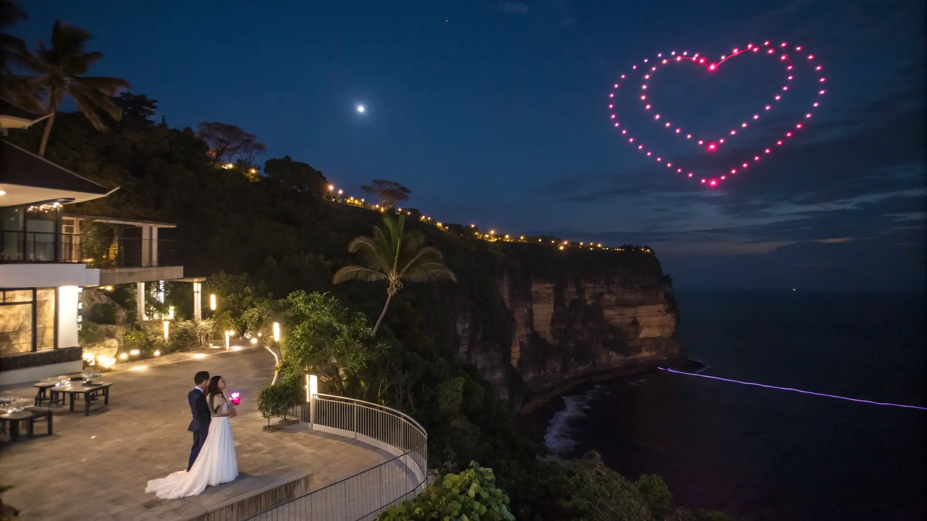 Bali Wedding Drone Shows | Drone Show Indonesia