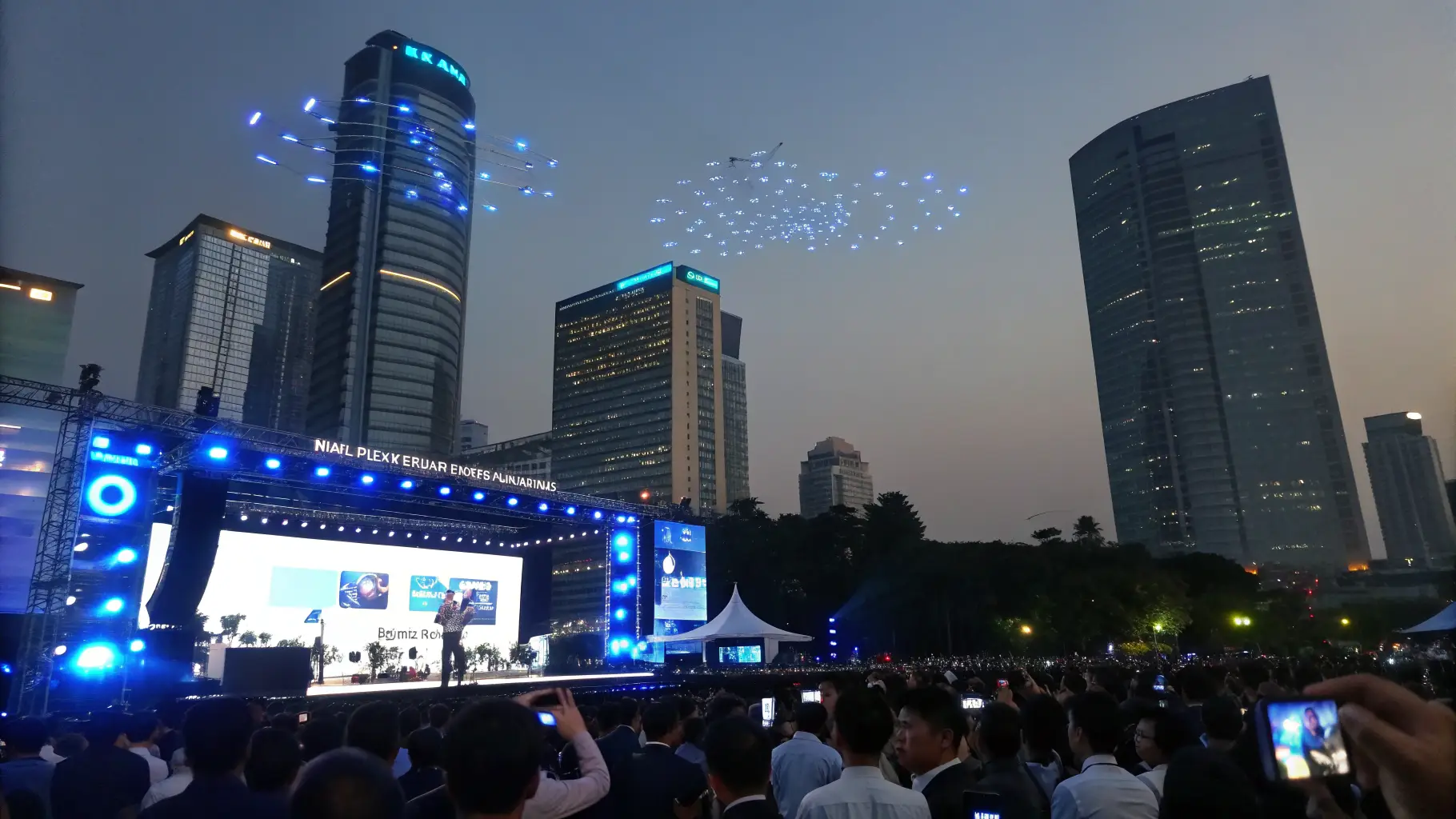 Corporate Event Drone Displays | Drone Show Indonesia